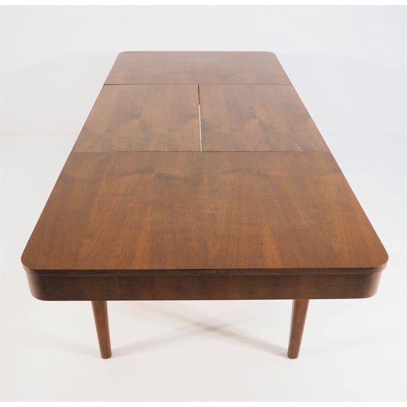 Czech Art Deco vintage dining table by Jindřich Halabala for UP Zavody, 1950s