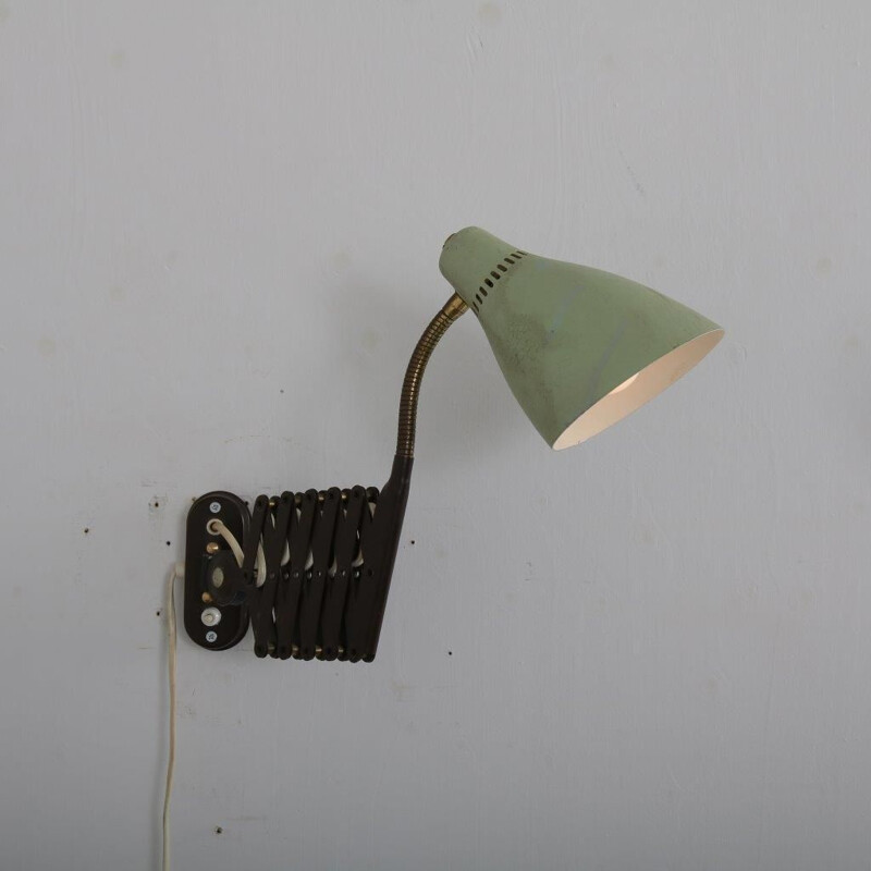 Italian vintage scissor lamp, 1950s