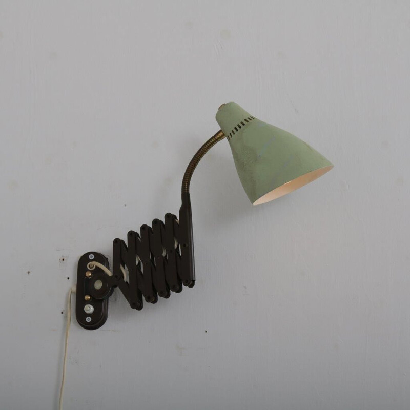 Lampe ciseaux vintage italienne, 1950