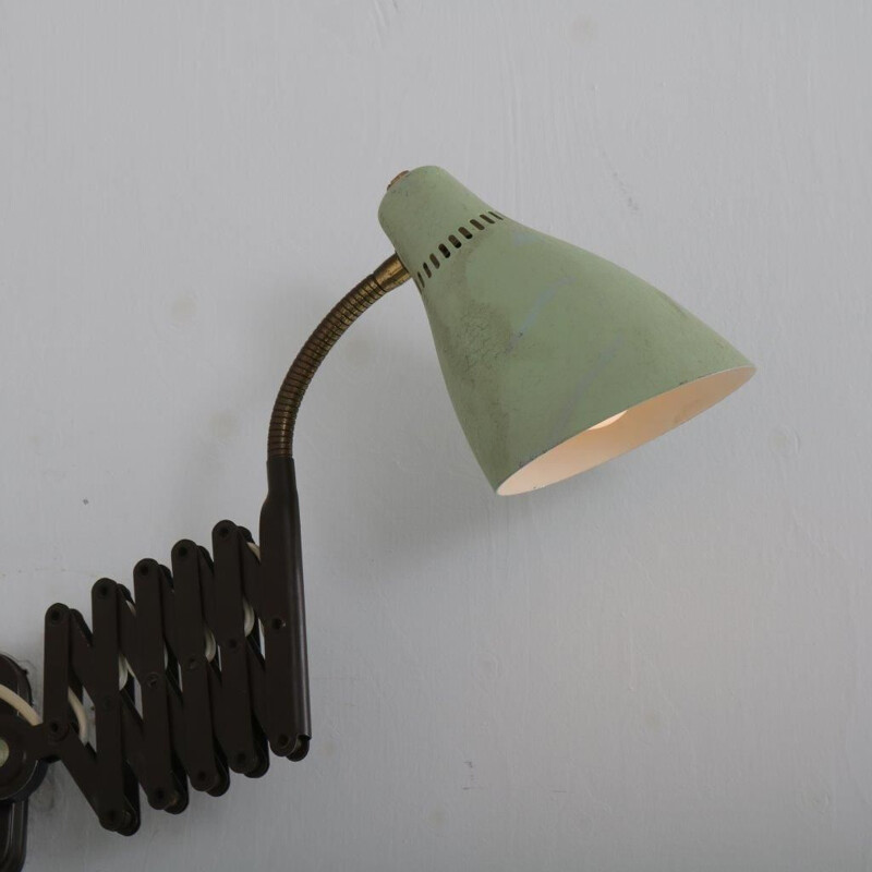 Italian vintage scissor lamp, 1950s
