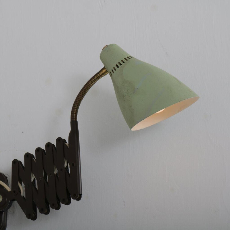 Lampe ciseaux vintage italienne, 1950