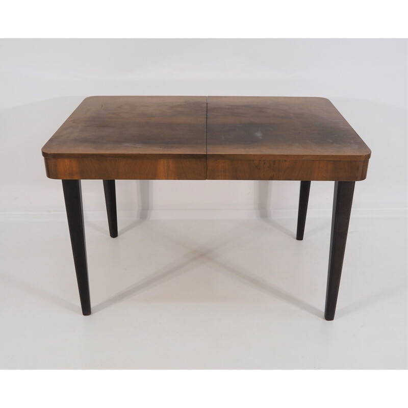 Czech vintage Art Deco vintage dining table by Jindřich Halabala for UP Zavody, 1950s