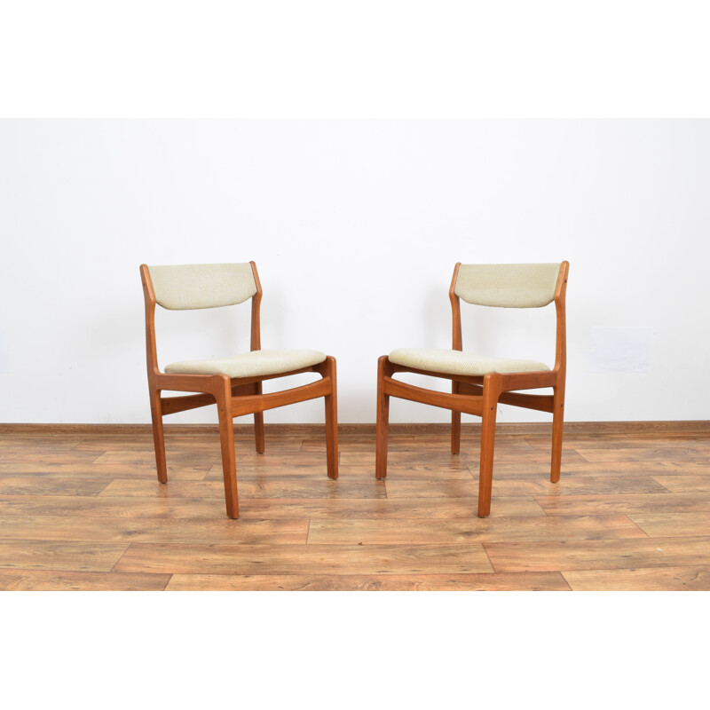 Set of 2 vintage Teak Dining Chairs, 1960s