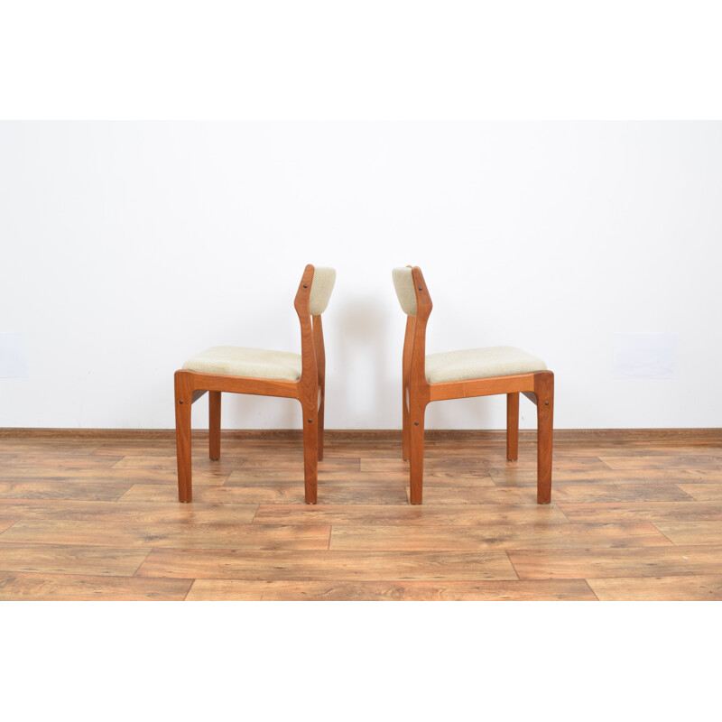 Set of 2 vintage Teak Dining Chairs, 1960s