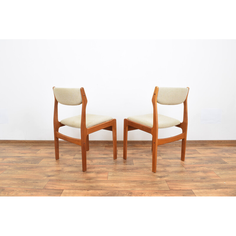 Set of 2 vintage Teak Dining Chairs, 1960s