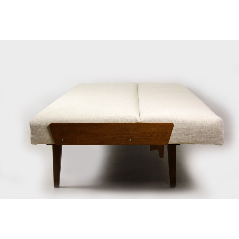 Vintage daybed in satin and fabric, 1960s