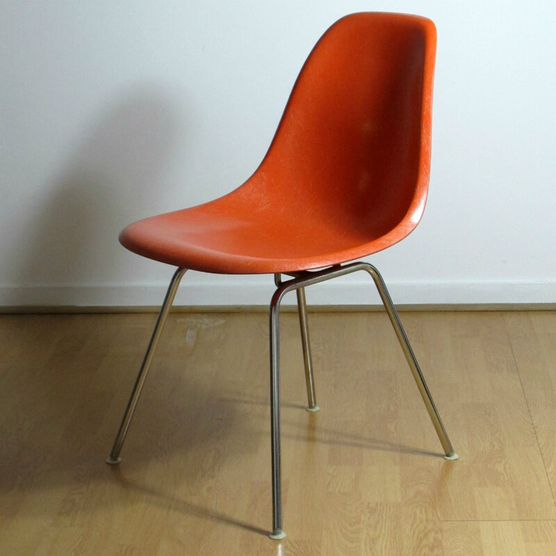 4 chairs Eames DSX, Edition Hermann Miller - 1960s