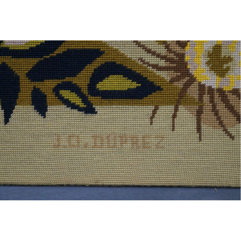 Vintage tapestry "Trnidad" by Jean Claude Duprez