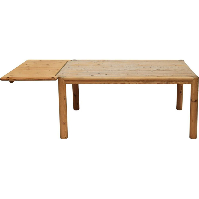 Extendable vintage pine table by Rainer Daumiller for Hirtshals Sawmill, 1970s