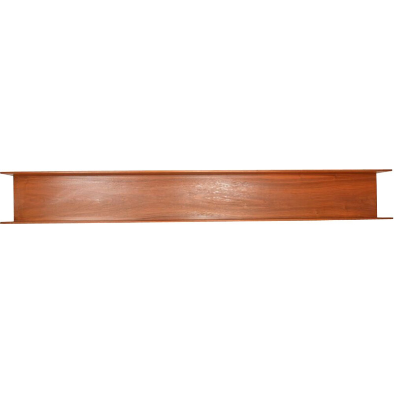 Vintage teak wall shelf by Wilhelm Renz, 1960 