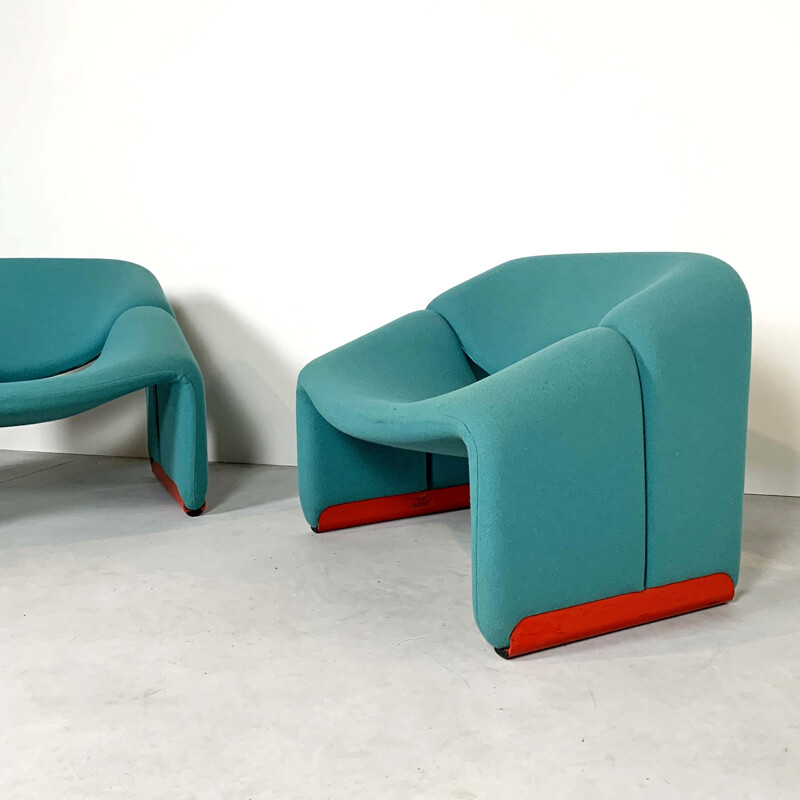 Pair of vintage F598 Groovy Chairs by Pierre Paulin for Artifort, 1970s