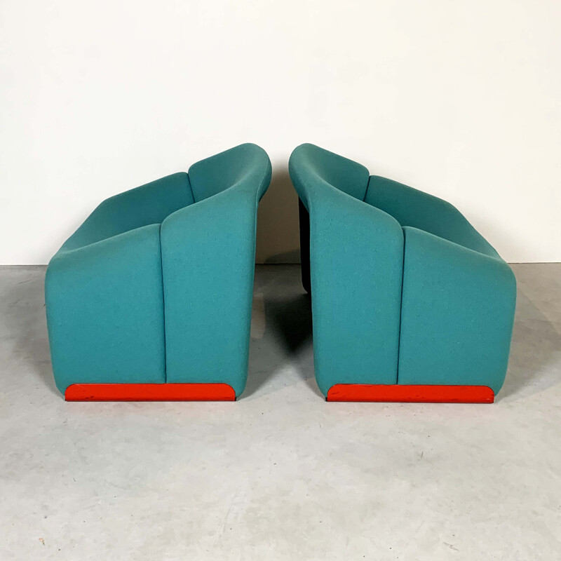 Pair of vintage F598 Groovy Chairs by Pierre Paulin for Artifort, 1970s