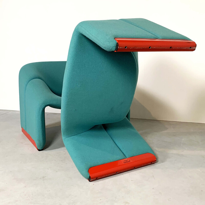 Pair of vintage F598 Groovy Chairs by Pierre Paulin for Artifort, 1970s