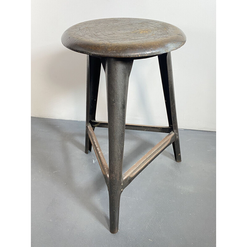 Vintage tripod Workshop Stool, Germany, 1930s