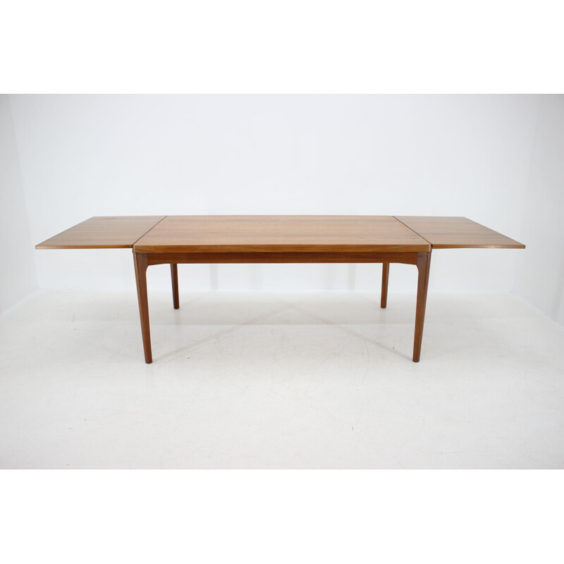 Table à repas vintage en teck de Henning Kjærnulf pour Vejle Mobelfabrik, 1960