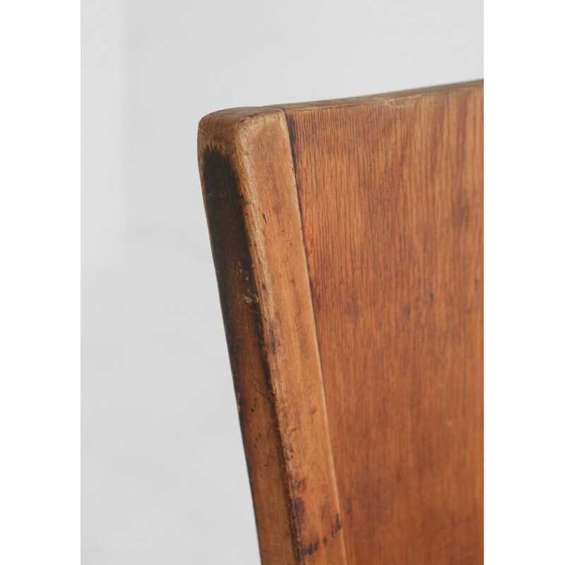 Coppia di sedie da pranzo vintage in legno curvato di Thonet