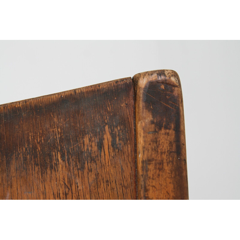Paar vintage gebogen houten eetkamerstoelen van Thonet