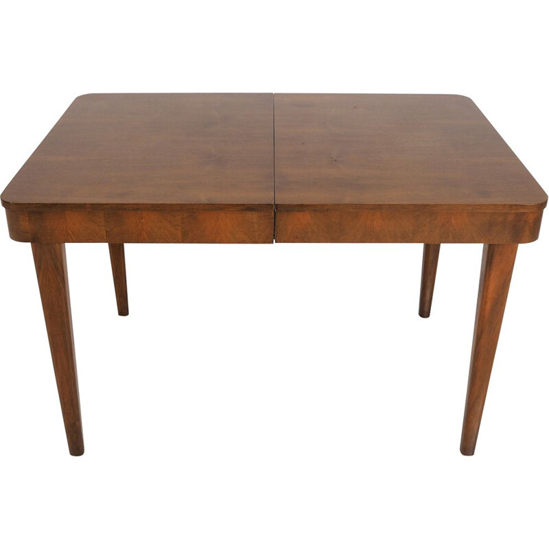 Czech Art Deco vintage dining table by Jindřich Halabala for UP Zavody, 1950s