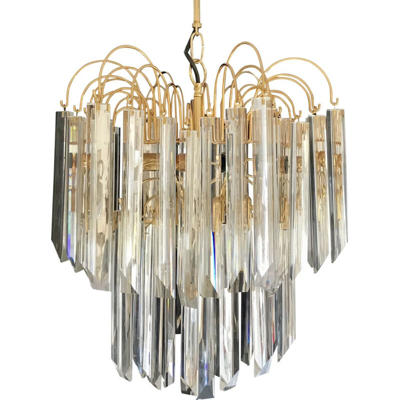 Large vintage chandelier by Venini, 1970