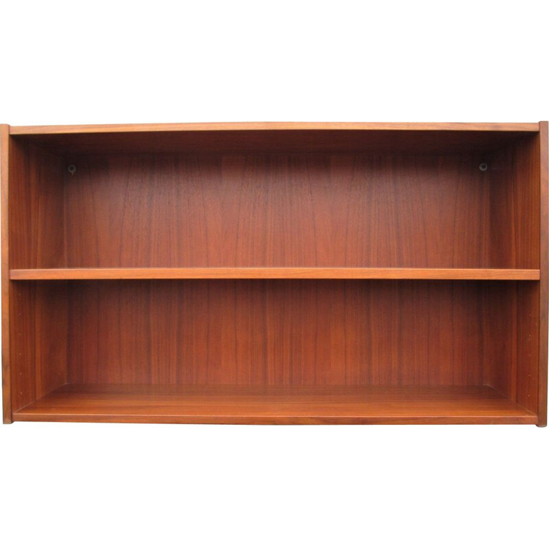 Vintage bookcase shelf in teak, 1970s