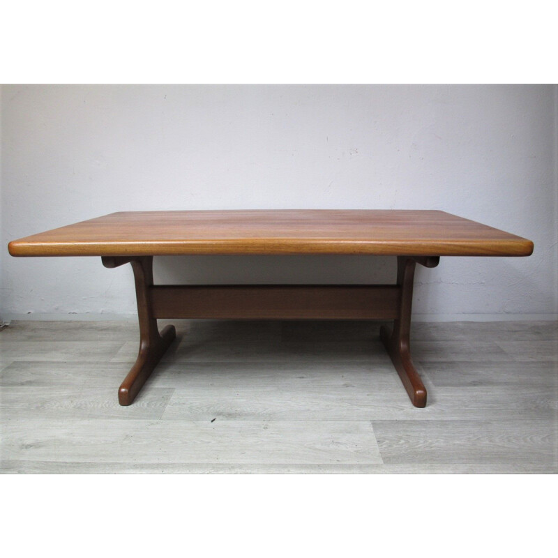 Vintage wooden coffee table, Denmark 1970