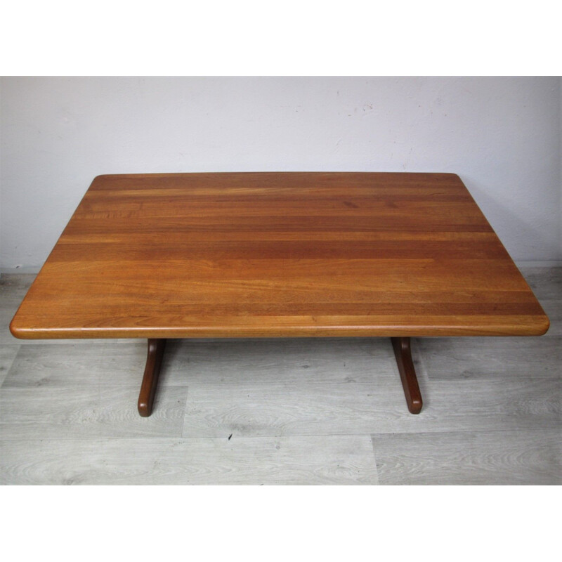 Vintage wooden coffee table, Denmark 1970