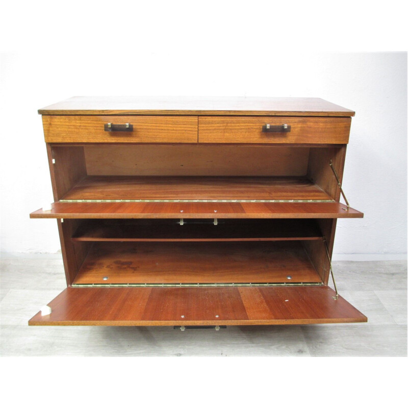 Vintage teak chest of drawers, 1970s