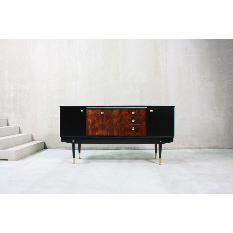 Small vintage Sideboard in rosewood by Stonehill, 1950s