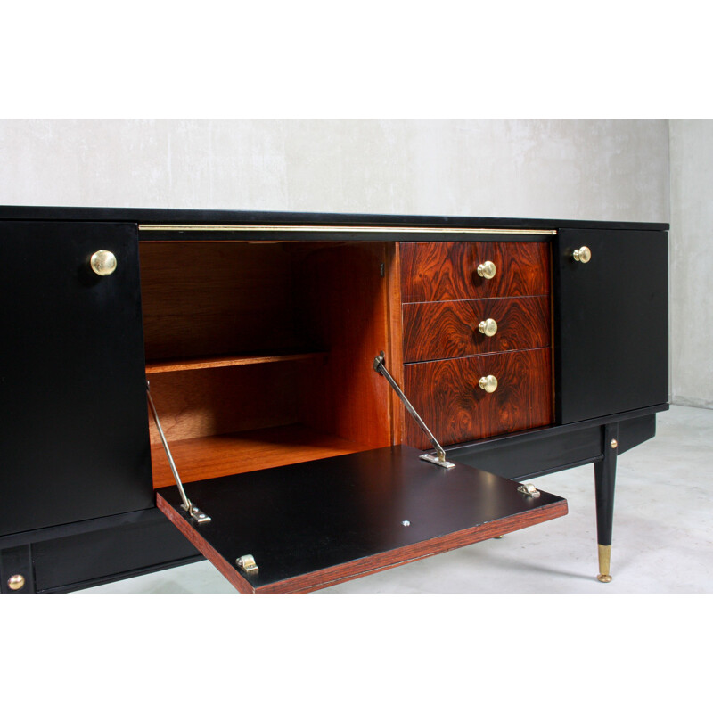 Small vintage Sideboard in rosewood by Stonehill, 1950s