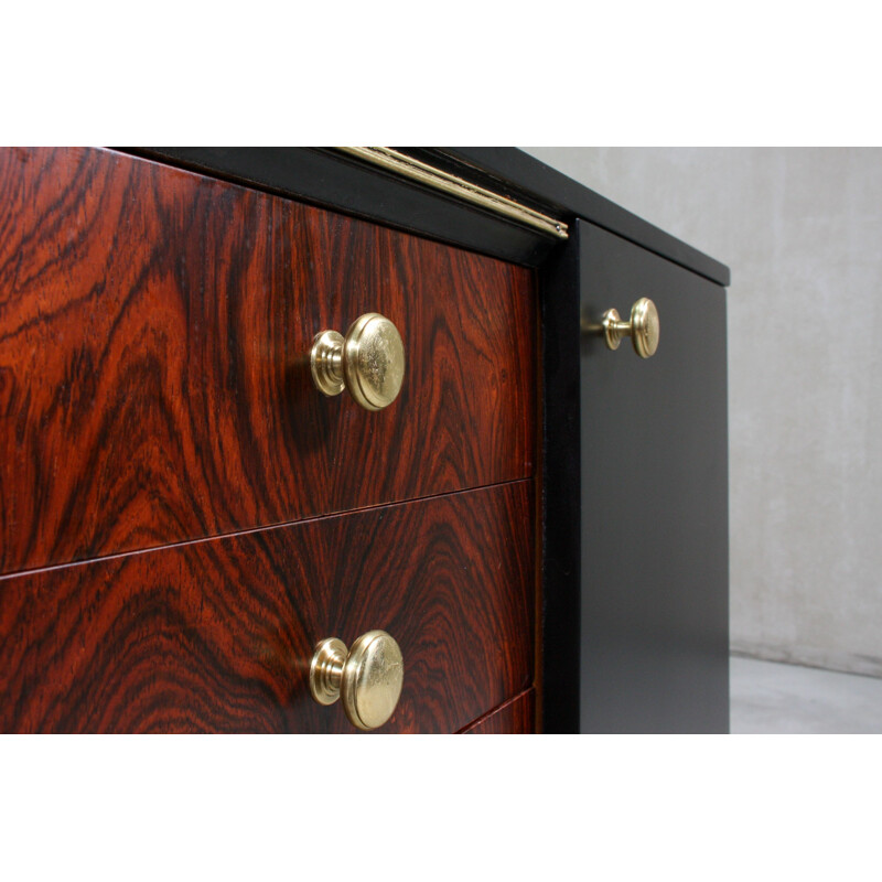 Small vintage Sideboard in rosewood by Stonehill, 1950s