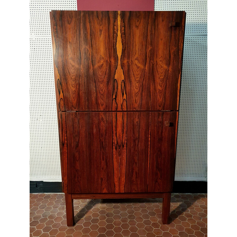 Vintage rosewood secretary, 1960s