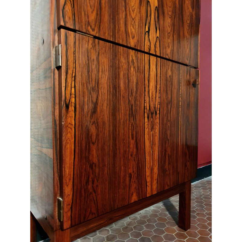 Vintage rosewood secretary, 1960s