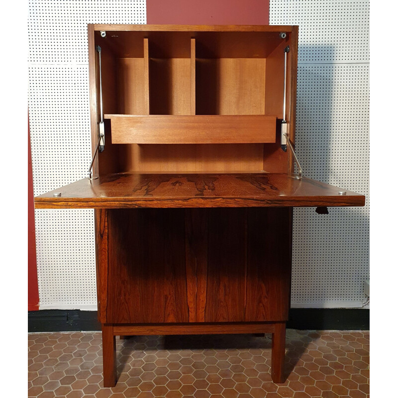 Vintage rosewood secretary, 1960s