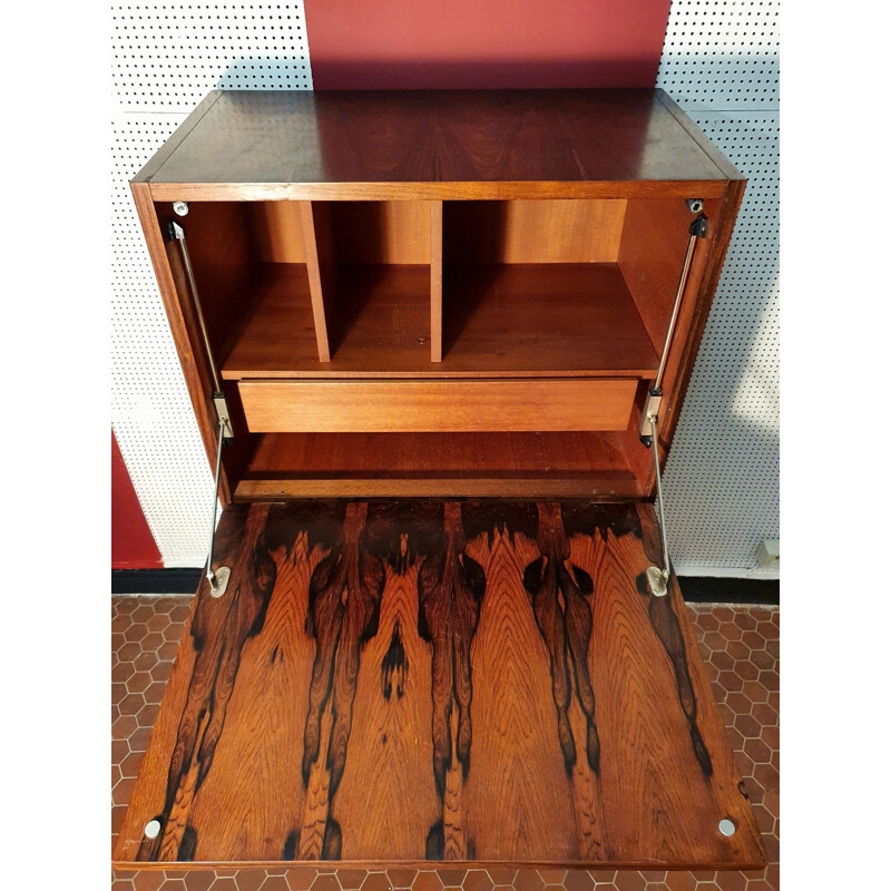 Vintage rosewood secretary, 1960s