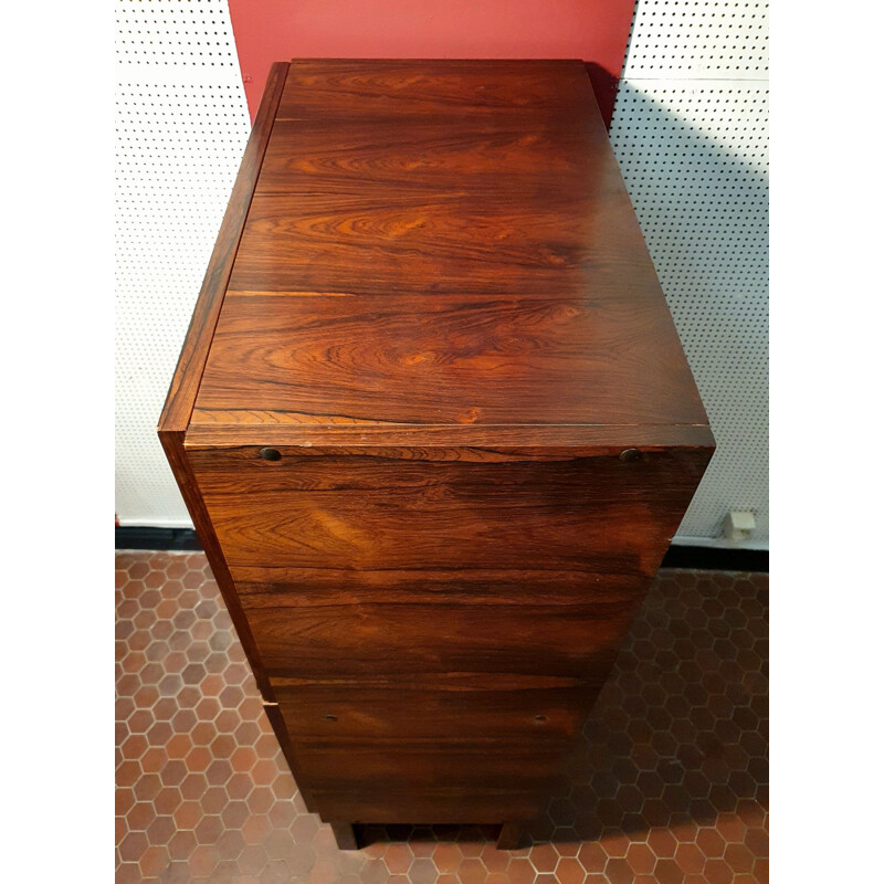 Vintage rosewood secretary, 1960s