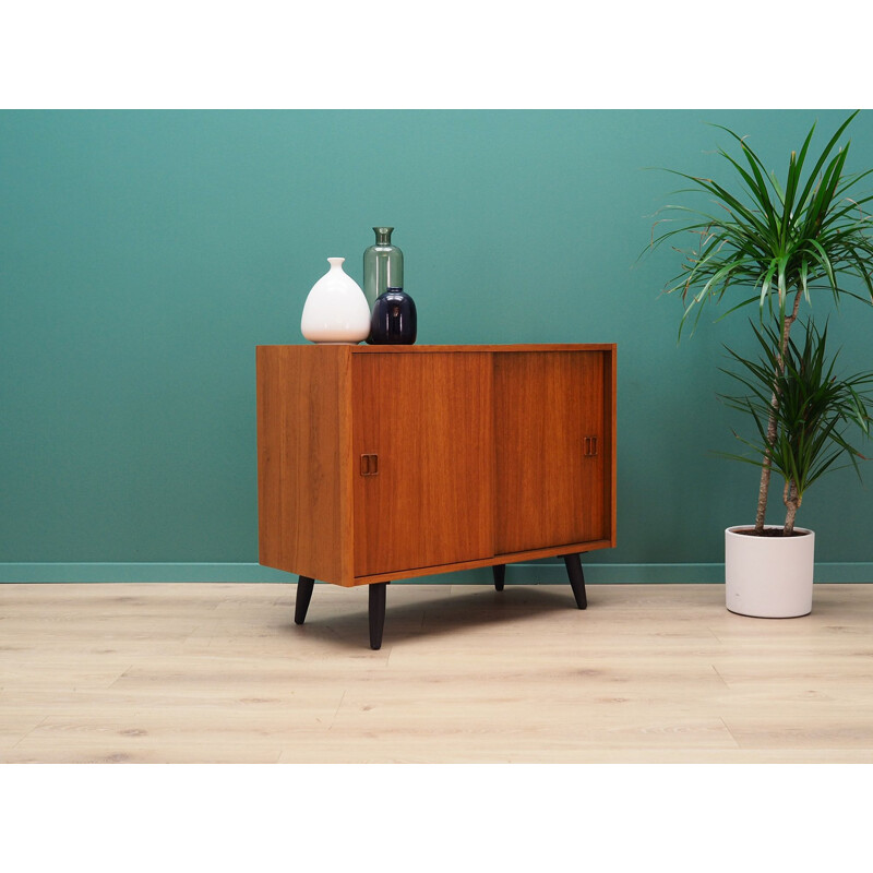 Vintage small sideboard in teak, 1960-70s