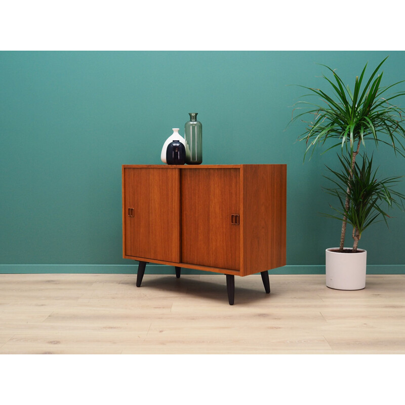 Vintage small sideboard in teak, 1960-70s