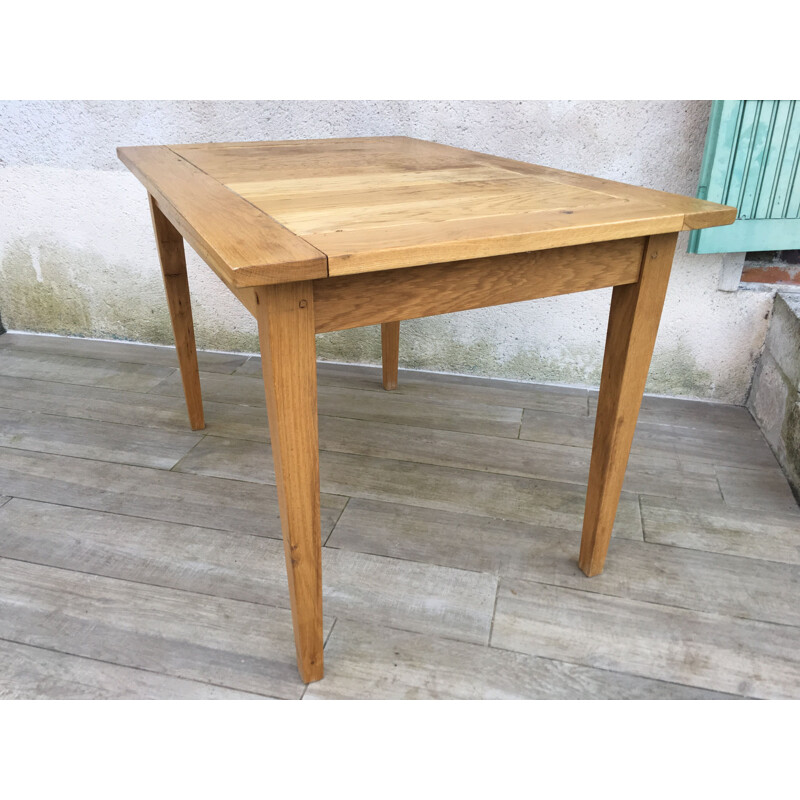 Vintage solid oak table