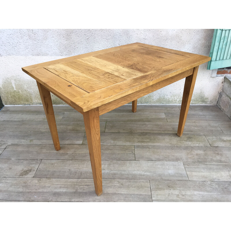 Vintage solid oak table