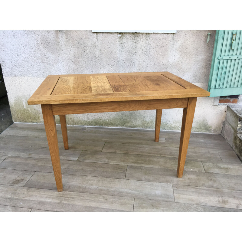 Vintage solid oak table