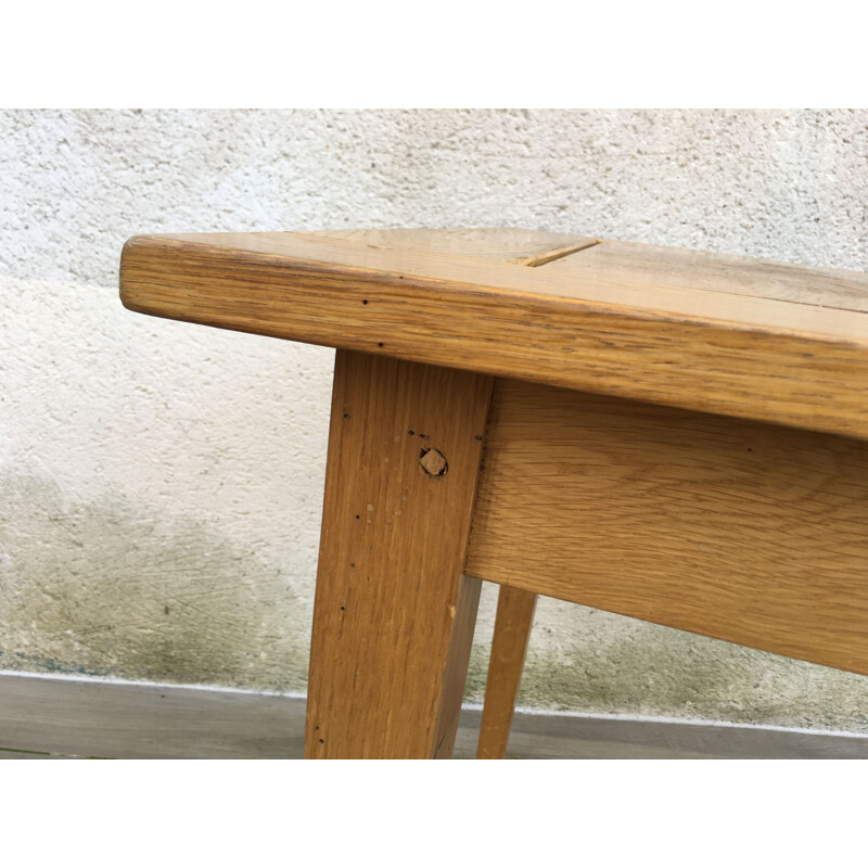 Vintage solid oak table