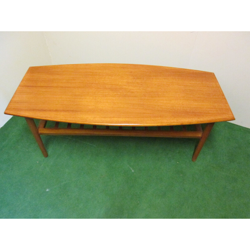 Vintage "surfboard" coffee table