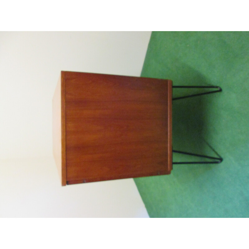 Vintage teak sideboard with pin feet