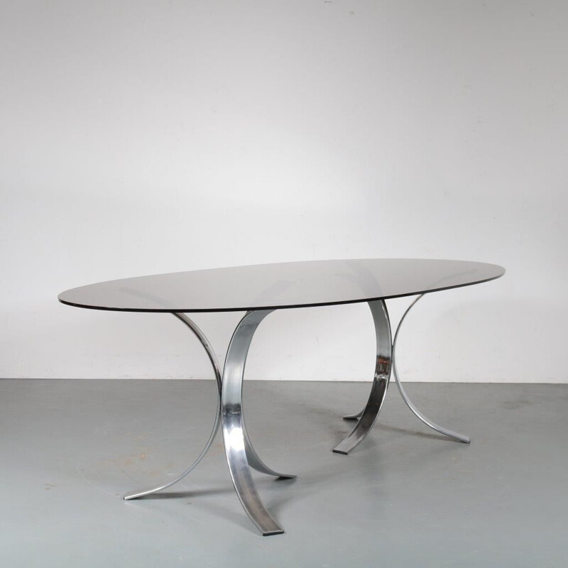 Vintage oval Dining table, Belgium