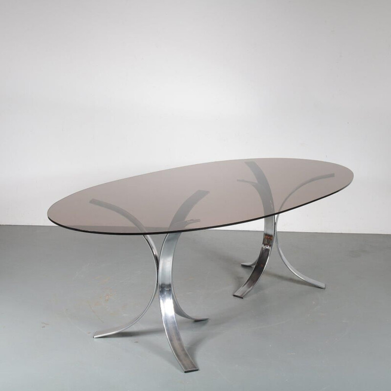 Vintage oval Dining table, Belgium