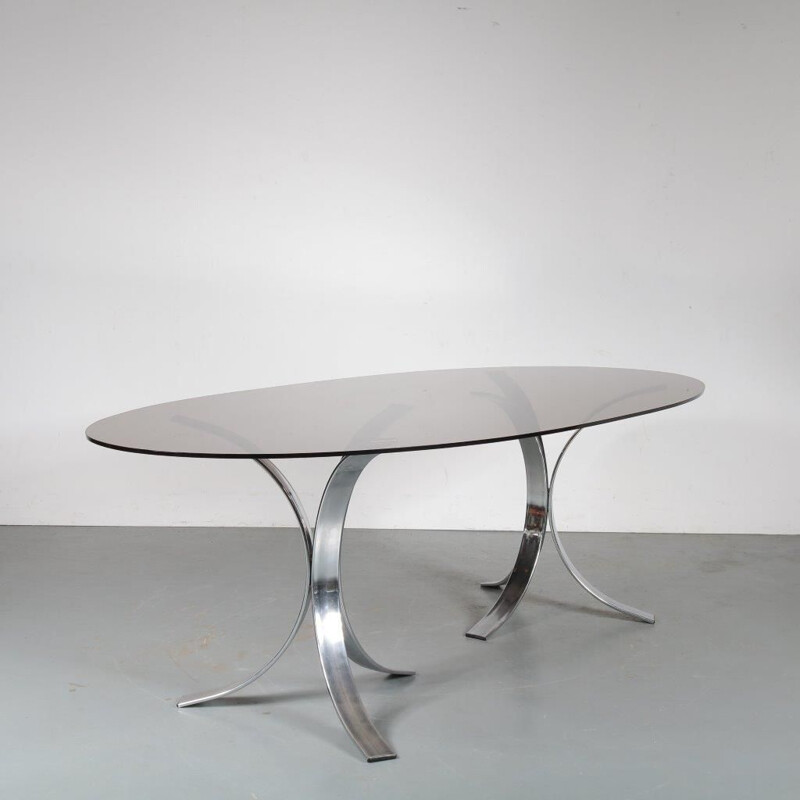 Vintage oval Dining table, Belgium