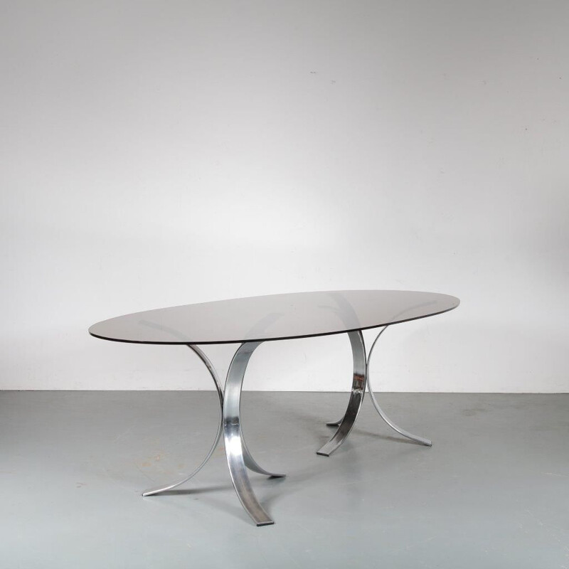 Vintage oval Dining table, Belgium