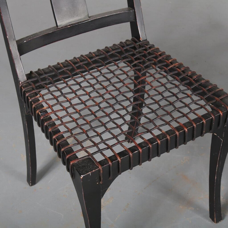 Pair of Klismos chairs, 1950s