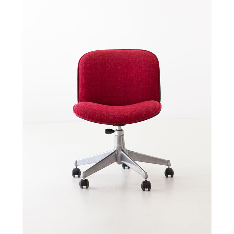 Vintage Swivel Desk Chair by Ico Parisi for MIM Roma, 1950s