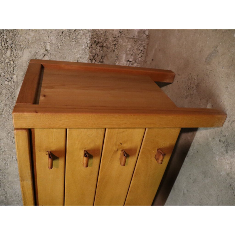 Vintage solid elm chest of drawers by house Regain